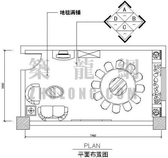现代餐厅包间方案资料下载-餐厅包间图1