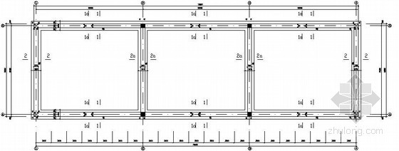 大跨建筑结构施工图资料下载-大跨度拱板屋盖仓库结构施工图(18米跨、含建筑图)