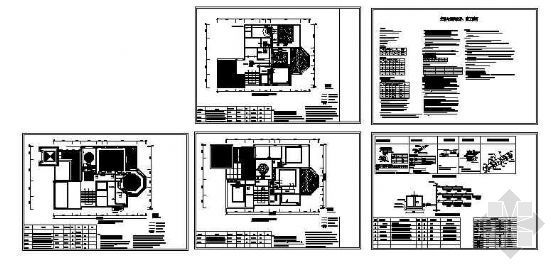 广州平面图纸资料下载-广州某别墅通风空调设计图纸