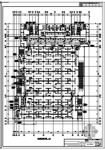 通风空调制冷资料下载-一类高层商住楼空调制冷及通风防排烟图