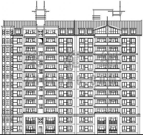 建筑小高层施工图资料下载-珠海院小高层施工图全套