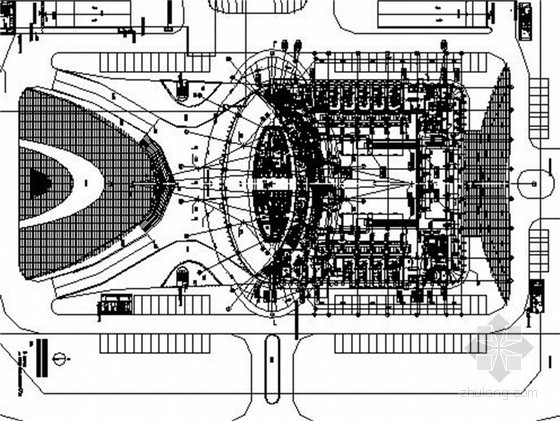 西安大雁塔塔北广场资料下载-[西安]中心广场空调设计施工图（知名设计院）