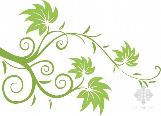 植物组团平面立面手绘资料下载-手绘植物花纹装饰贴图