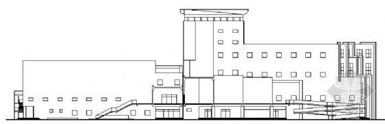 建筑施工图文化长廊设计资料下载-某六层文化馆建筑施工图