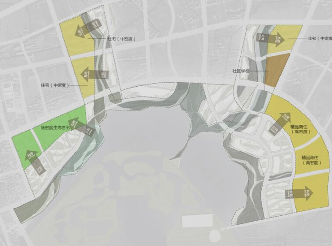 [悉地国际]湿地公园景观规划设计-居住区内划分