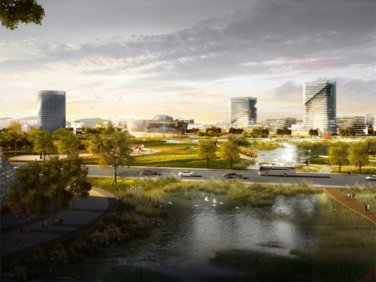 新城未来规划资料下载-[成都]天府新区彭山产业新城概念性规划及重点区域城市设计