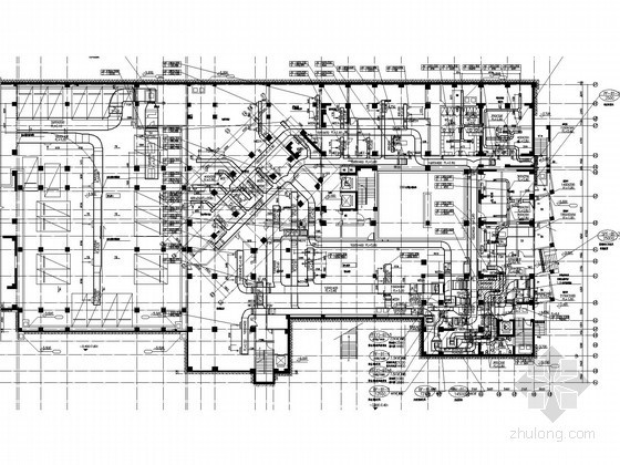 公共建筑地下室施工图资料下载-[海南]高层公共建筑空调通风系统设计施工图