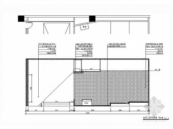 [江苏]行业顶尖设计师智慧教育体验馆室内设计CAD施工图（含全套方案）虚拟全息影院立面图