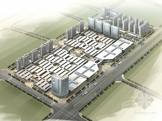 南京水游城建筑设计资料下载-[江苏]大型博览城建筑设计方案文本(含CAD)