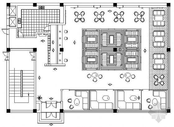 茶吧建筑设计案例资料下载-某茶吧装修图