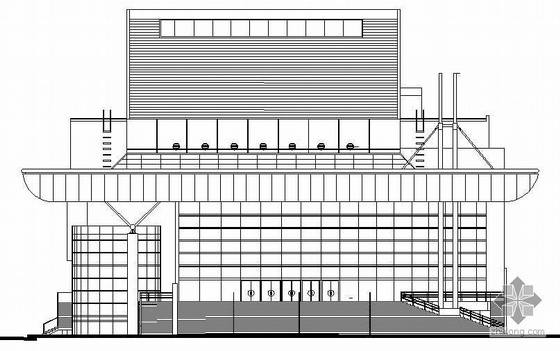 南海影剧院建筑施工图设计资料下载-[南海]某影剧院建筑施工图