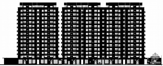 多层办公群建筑资料下载-[宁波]某小区住宅楼群建筑结构水暖电施工图（多层、高层）