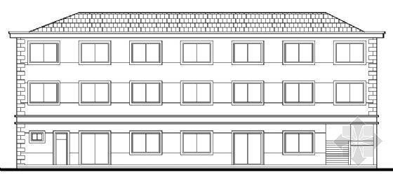 三层宿舍建筑图资料下载-江苏省某三层宿舍建筑施工图