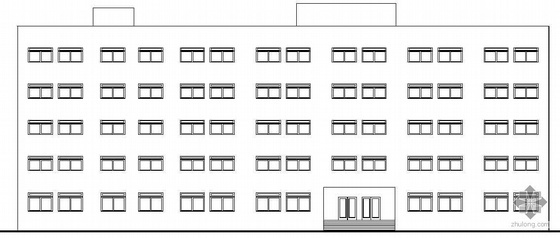 办公楼建筑结构标书资料下载-某五层办公楼建筑结构施工图