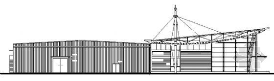 钢结构建筑结构水电暖图纸资料下载-奇瑞展厅图纸2（结构、水、暖、电）