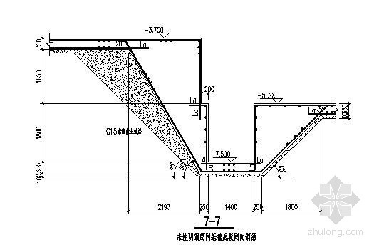 地下室外墙工程量资料下载-筏板基础及地下室外墙详图