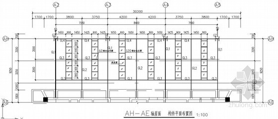 [连云港]钢结构广告牌支架结构设计图- 