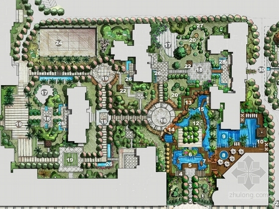 [长沙]巴厘岛风情居住区景观概念设计方案-图7