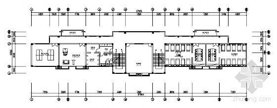 某五层武警营房及食堂建筑设计方案图-3