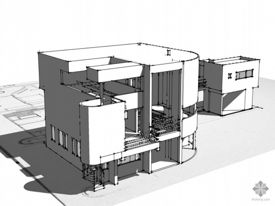 概念住宅立面设计资料下载-[概念设计]迈耶－史密斯住宅
