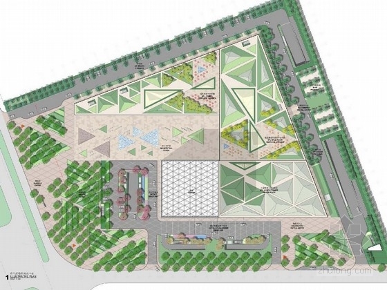 ps城市景观绿地资料下载-[江西]城市休闲公共绿地景观规划设计方案