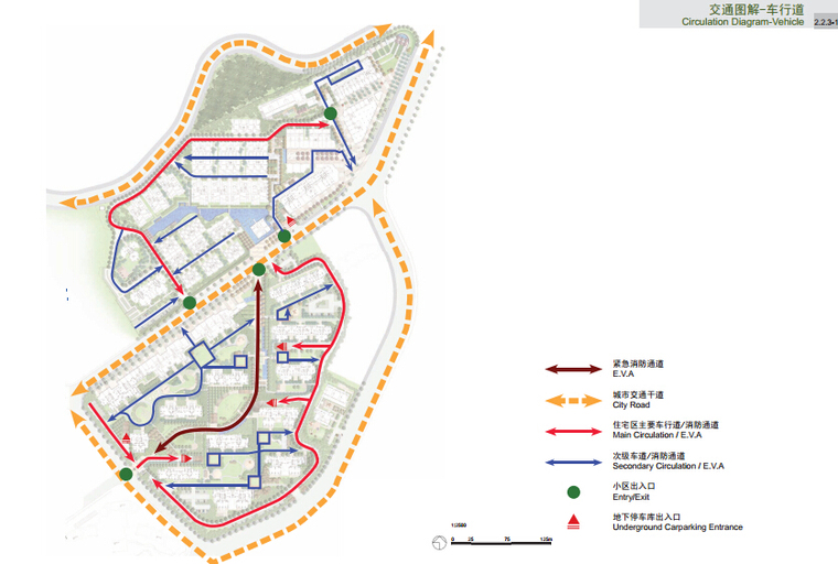 [福建]“动静有致”社区景观规划方案-交通图解