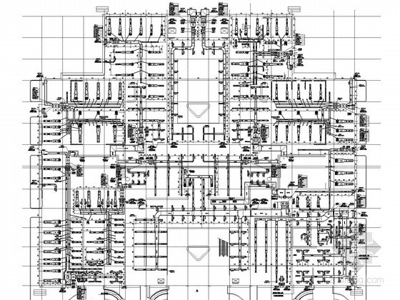 医院门诊大楼施工图资料下载-[河南]医院门诊医技大楼空调通风及防排烟系统设计施工图