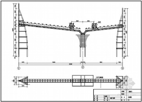 钢结构大门基础大样图资料下载-某大门结构设计图