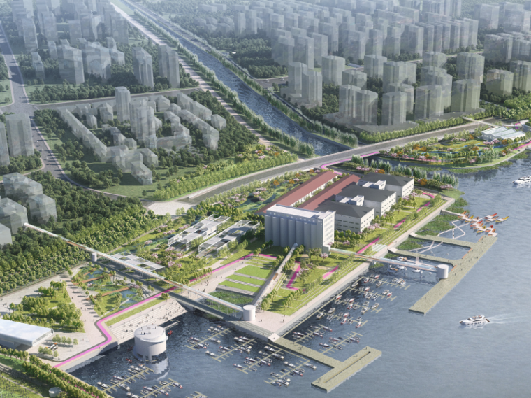swa城市设计资料下载-[上海] 徐汇滨江贯通工程SWA景观概念性文本（PDF+87页）