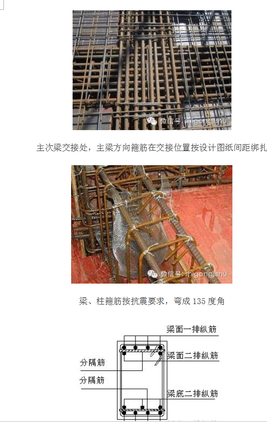 知名地产钢筋工程施工标准化做法(一)-梁钢筋