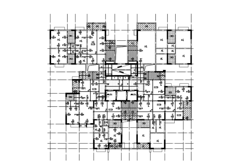 墙面板施工图cad资料下载-[广西]28层剪力墙结构住宅楼结构施工图（CAD、14张）