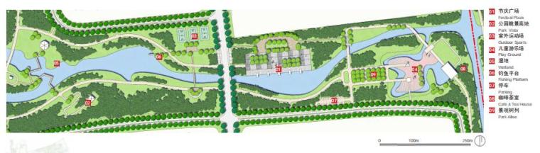 [上海]闵行国际旗忠体育城规划景观深化设计（PDF+100页）-节点平面