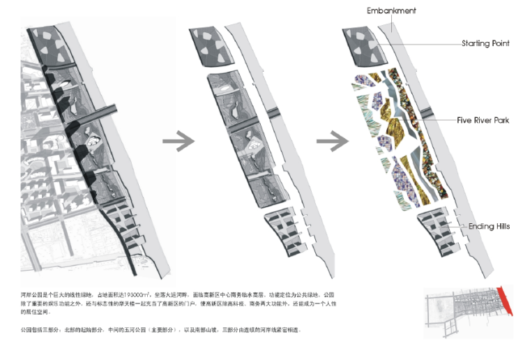 【江苏】苏州高新区中心地块狮山路沿线更新型城市规划设计方案-河岸公园