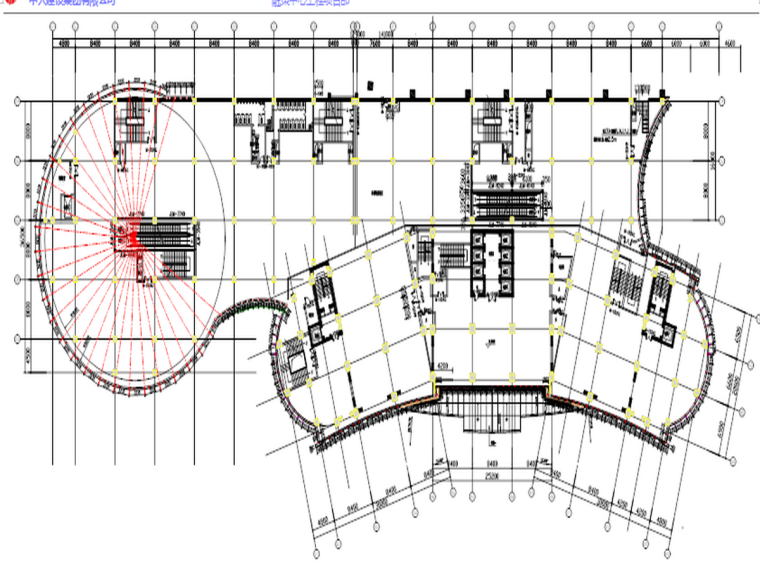 [山东]客运站商业配套框剪大楼幕墙专项施工方案-31至4层平面图