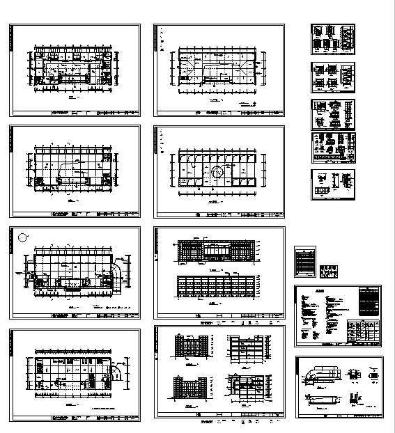 6套办公综合楼建筑设计方案初设图CAD-10