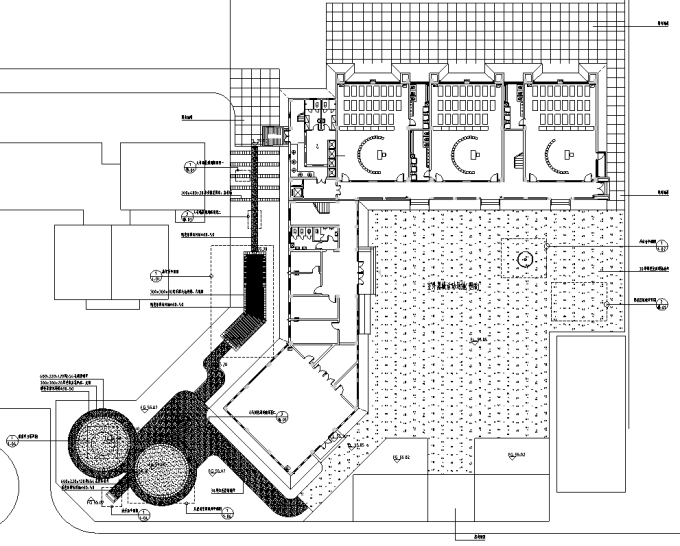 升旗台CAD图资料下载-幼儿园景观设计改造方案施工图