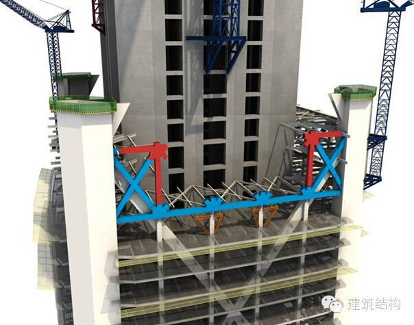 建筑结构丨超高层建筑钢结构施工流程三维效果图-4.jpg