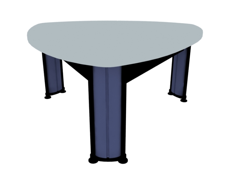 会议桌模型3d资料下载-简单会议桌3D模型下载