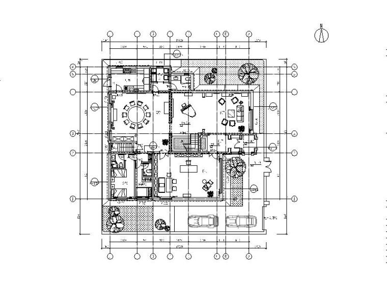 中式别墅精装cad资料下载-全套别墅精装样板间施工图(含效果图、电器图)