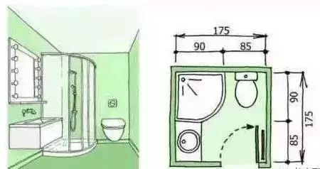 卫生间使用不便，原来是布局搞错了！_19