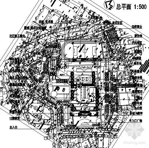 巴赛尔高校校园翻新资料下载-[南川市]某高校校园规划