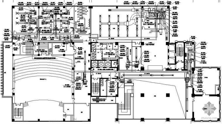 楼宇自控图纸资料下载-胶南市某中心大楼楼宇自控电气图纸
