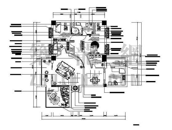 家居展厅平面布置图资料下载-家居户型平面图