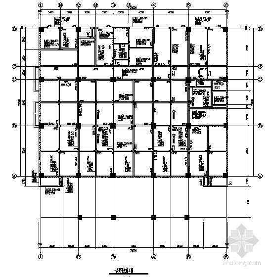 办公楼图纸图纸资料下载-[陕西]框架办公楼结构施工图（35张图纸）