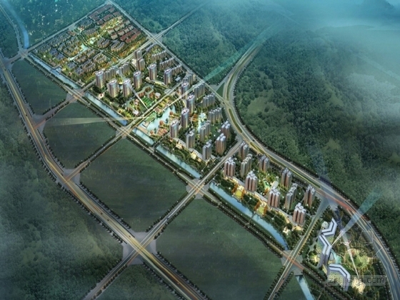 住区方案设计文本资料下载-[北京]大型住宅区规划方案设计文本