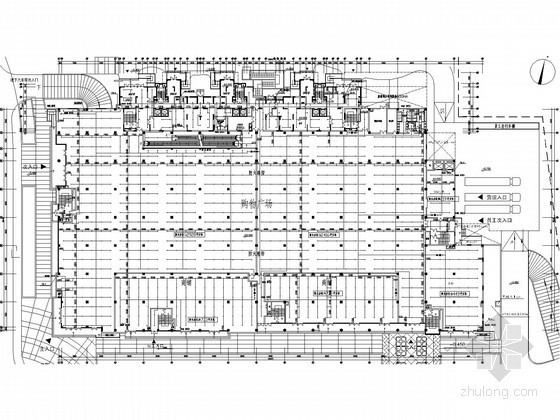 购物广场设计cad图纸资料下载-[江苏]大型购物广场及公寓给排水施工图纸