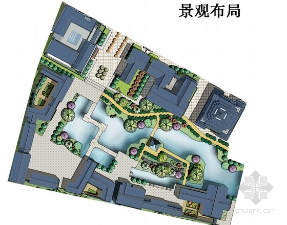 [山东]文化公园景观规划方案设计文本-文化公园景观规划方案平面