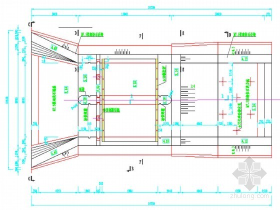 启闭机工程方案资料下载-水闸工程设计节点详图（启闭机梁 柱配筋图等11张CAD图）