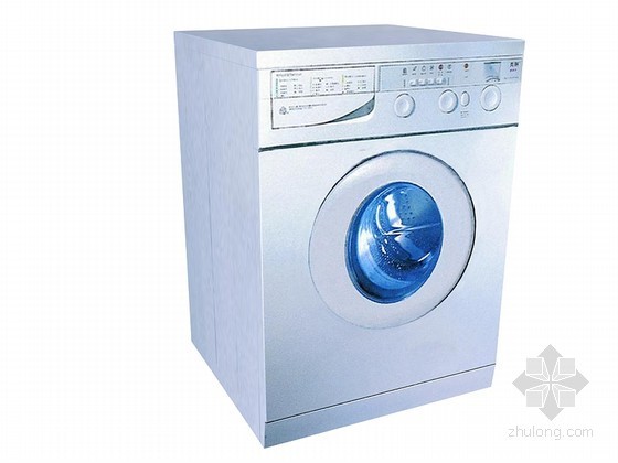 滚筒洗衣机3D模型下载