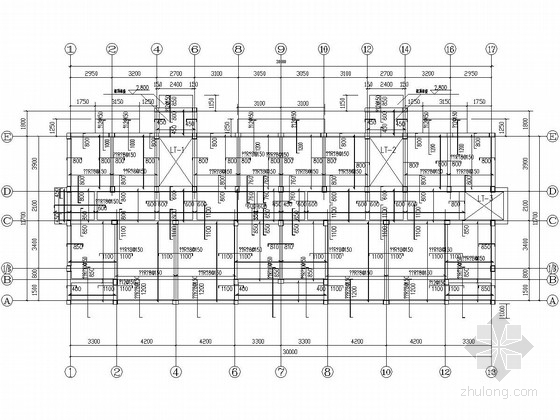 6层住宅楼建筑结构设计图资料下载-七层框架结构住宅楼（带车库）结构施工图